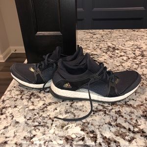 ADIDAS W PURE BOOST X TRN-BK, Size 10 women, 8 men